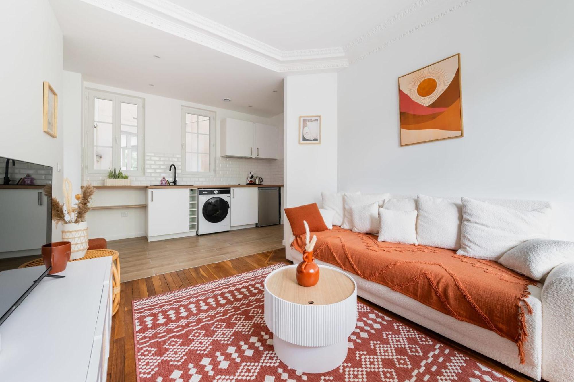 2 Pieces Fonctionnel Metro Jaures - 19 - 4p - Flat-guest Appartement Parijs